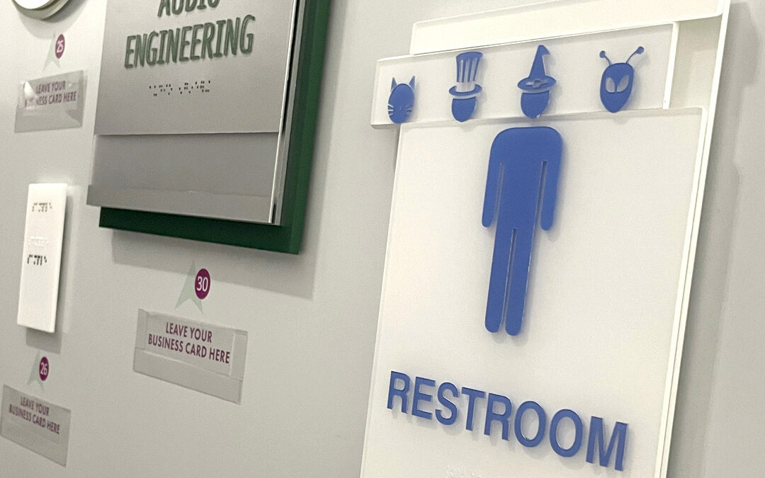 ada sign, restroom sign, room id, room sign, sign with insert, changeable sign, ada sign maker